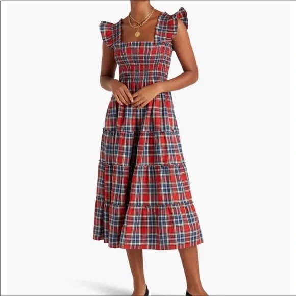 hill house red dress The Margot Mini | / S | 100% Cotton Inspired by the classic a Hill House Home Women's The